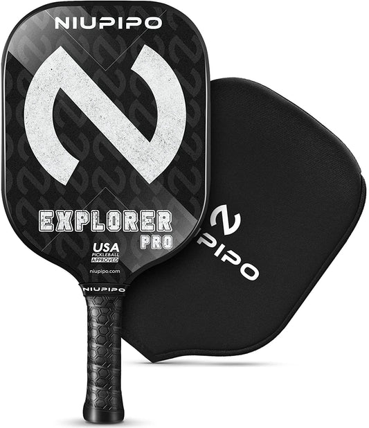Pickleball Paddles Set of 2/4/1, USAPA Approved Graphite Carbon Fiber Pickleball Rackets, Polypropylene Honeycomb Core, Cushion 4.72In Grip, Bag/Cover, Pickle Ball Paddle Set for Men Women